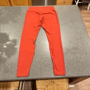 Lululemon Align 25” legging orange